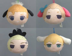 Manjirou Sano, etc. Tokyo Revengers X Sanrio Characters Face Mascot 1 All 4 Types Set Key Ring [USED]