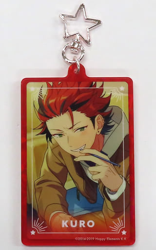 Kuro Kiryu Ensemble Stars!! Talented Twinkle Acrylic Keychain Key Ring [USED]