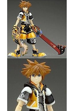 Sora Master Form Kingdom Hearts II PLAY ARTS Special Edition PVC Painted Male Figure [USED]