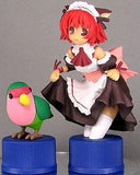 Anzu & Parakeet Misato Mitsumi Cut A Dash!! Nekomimi Maid Bottle Cap Figure Figure [USED]