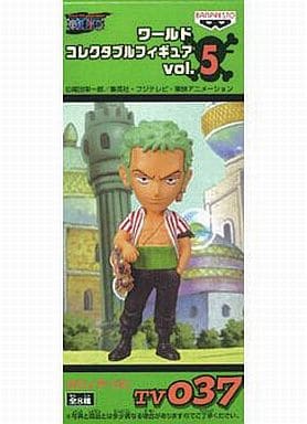 Roronoa Zoro One Piece World Collectable Figure Vol.5 TV037 Trading Figure [USED]