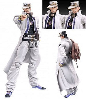 Super Image Movable 27. Kujo Jotaro Araki Hirohiko Designated Color JoJo's Bizarre Adventure Part 4 Diamond is Unbreakable Male Figure [USED]