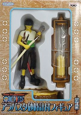 Roronoa Zoro One Piece Figure with Alabasta Hourglass Figure [USED]