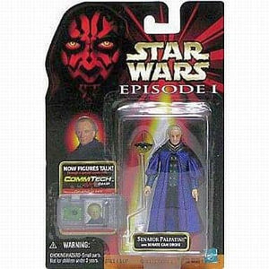 Senator Palpatine Star Wars Episode 1 Comtech Figure Figure [USED]