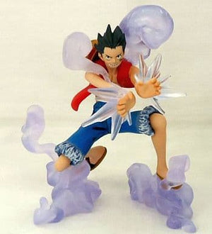 Monkey D. Luffy One Piece Cooperation Skill Figure Gum-Gum's Devil-Like Three-Sword Style Mutton Jet 600 Desires Siege Gun Figure [USED]