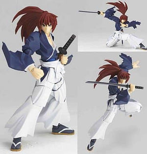 Battosai Himura Rurouni Kenshin Revoltech Yamaguchi No.110 Male Figure [USED]