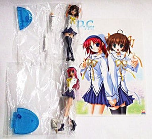 Nemu & Kotori Pure White Pants Ver. Da Capo Release Special Limited Edition Figure & B6 Plastic Sheet Set Figure [USED]