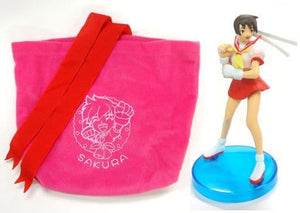 Sakura Kasugano Red Super Puzzle Fighter II Turbo Capcom Characters Present Figure Collection Figure [USED]