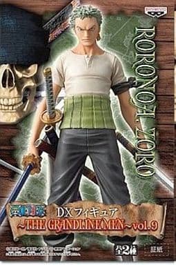 Roronoa Zoro One Piece DX Figure THE GRANDLINE MEN Vol.9 Male Figure [USED]