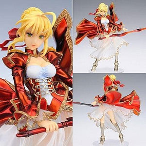 Saber Extra Fate/Extra 1/8 PVC Painted Female Figure [USED]