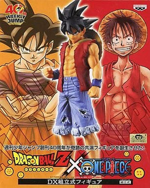 Son Goku Luffy Style Dragon Ball x One Piece DX Assembly Required Figure Male Figure [USED]