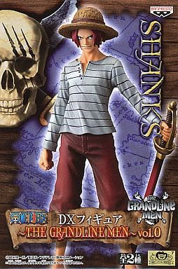 Shanks One Piece DX Figure THE GRANDLINE MEN Vol.0 Male Figure [USED]