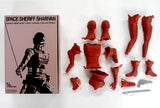 Sharivan Space Sheriff Sharivan Superhero Soft Vinyl Model Collection No.8 1/8 Figure [USED]