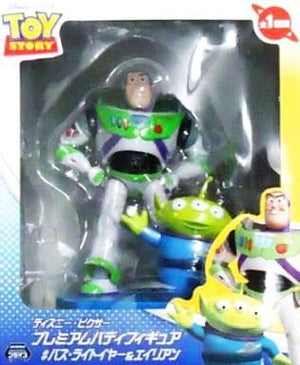 Buzz Lightyear & Alien Toy Story Premium Buddy Figure #Buzz Lightyear & Alien Figure [USED]