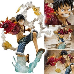 Monkey D. Luffy Battle Ver. Gum Gum Fire Pistol One Piece Figuarts Zero Male Figure [USED]