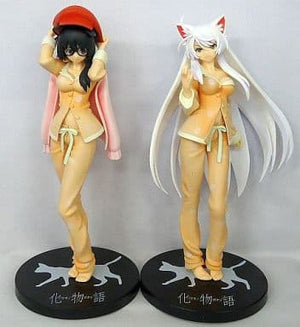 Tsubasa Hanekawa , etc. Bakemonogatari Premium Figure Tsubasa Hanekawa All 2 Types Set Female Figure [USED]