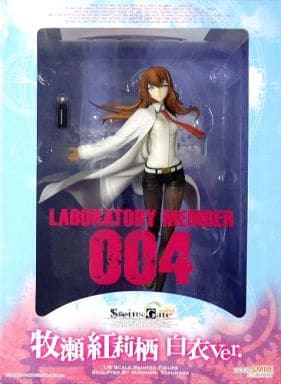 Kurisu Makise White Coat Ver. Steins;Gate 1/8 Painted Wonder Festival 2013 Summer Limited Female Figure [USED]