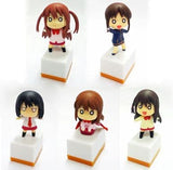 All 5 Types Set Sega Lucky Lottery Saki Achiga Hen episode of side-A Prize D Mini Display Figure with Mahjong Female Figure [USED]