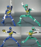 S.H.Figuarts Kyoryu Blue & Kyoryu Green Zyuden Sentai Kyoryuger Tamashii Web Store Limited Figure [USED]