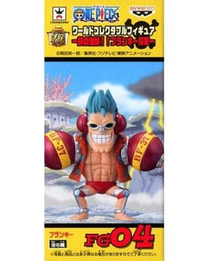 Franky One Piece World Collectable Figure Iron Pirate!! General Franky Trading Figure [USED]