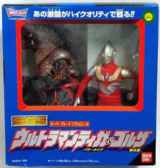 Ultraman Tiga Power Type VS Golza Enhanced Type Ultraman Tiga Super Grade Soft Vinyl Figure Figure [USED]