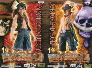 Monkey D. Luffy, etc. One Piece Assembly Required DX Figure THE GRANDLINE MEN Vol.1 All 2 Types Set Figure [USED]