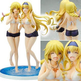 Charlotte & Cecilia Swimsuit Ver. Infinite Stratos 1/7 PVC Painted Finished Product Female Figure [USED]