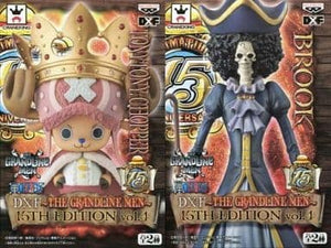 All 2 Types Set One Piece DXF -THE GRANDLINE MEN- 15TH EDITION vol.4 Trading Figure [USED]