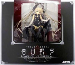 kasugano Sora Black China Dress Ver. Yosuga no Sora 1/7 PVC Painted Miyazawa model distribution Limited Female Figure [USED]