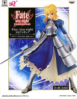 Saber Fate/stay night SQ Figure Saber Fate/Stay night Ver. Female Figure [USED]