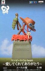 Ace's Grave One Piece Cry Heart Thank You for Loving Me Vol.1 Figure [USED]