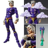 Super Image Movable 76. Weather Report Araki Hirohiko Designated Color JoJo's Bizarre Adventure Part 6 Stone Ocean Male Figure [USED]