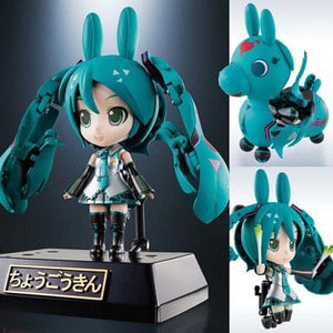 Hatsune Miku x Rody VOCALOID Chogokin Miracle Henkei Hatsune Miku x Cute Rody BANDAI Female Figure  [USED]