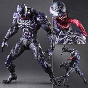 MARVEL UNIVERSE VARIANT PLAY ARTS Kai Venom Spider-Man Figure [USED]