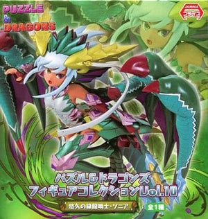 Eternal Green Dragon Caller, Sonia Puzzle & Dragons X Kapibara-san Figure Collection Vol.10 Female Figure [USED]