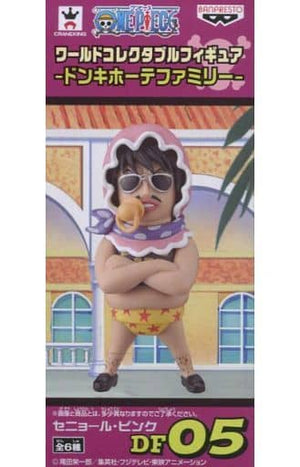 Senor Pink One Piece World Collectable Figure Donquixote Family Trading Figure [USED]