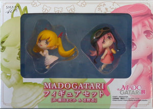 Madoka Kaname & Shinobu Oshino Puella Magi Madoka Magica x Monogatari Series MADOGATARI Exhibition Limited Figure Set B Aniplex Female Figure [USED]