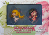 Madoka Kaname & Shinobu Oshino Puella Magi Madoka Magica x Monogatari Series MADOGATARI Exhibition Limited Figure Set B Aniplex Female Figure [USED]