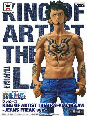 Trafalgar Law Blue One Piece KING OF ARTIST THE TRAFALGAR LAW JEANS FREAK Ver. Male Figure [USED]