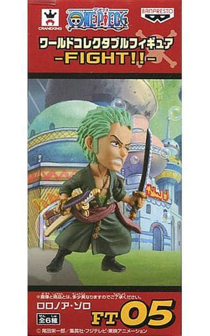 Roronoa Zoro One Piece World Collectable Figure Fight!! Trading Figure [USED]