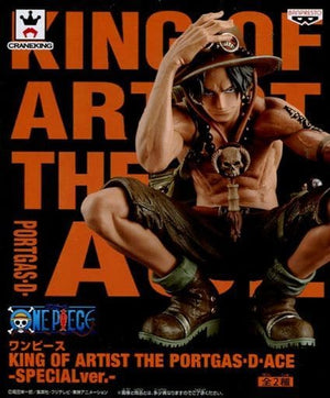 Portgas D. Ace Sepia One Piece KING OF ARTIST THE PORTGAS D ACE Special Ver. Male Figure [USED]