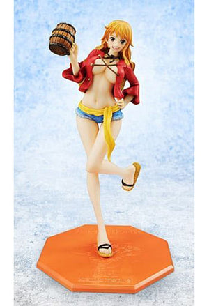 Nami MUGIWARA Ver.2 Kanpai!! One Piece Portrait.Of.Pirates One Piece Limited Editions Jump Characters Store Limited Figure [USED]