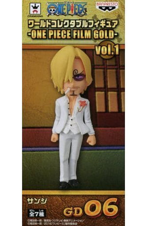 Sanji Casino Clothes One Piece World Collectable Figure One Piece Film Gold Vol.1 Trading Figure [USED]