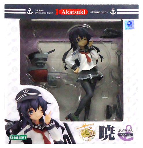 Akatsuki -Anime Ver- Kantai Collection 1/8 PVC Painted Finished Product Kotobukiya Shop Limited with Benefits Figure [USED]