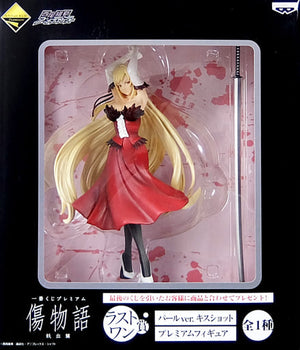 Kiss-Shot Pearl Ver. Kizumonogatari Iron-Blooded Ichiban Kuji Premium Last One Prize Banpresto Female Figure [USED]