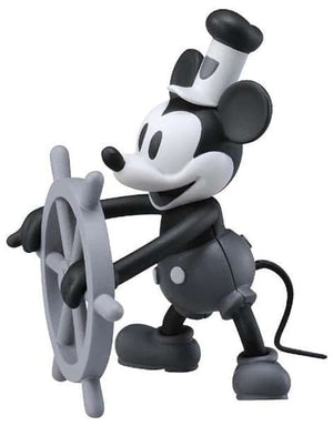 Mickey Mouse Steamboat Willie Ver. Disney Metal Collection Die-Cast Painted Finished Product Figure [USED]