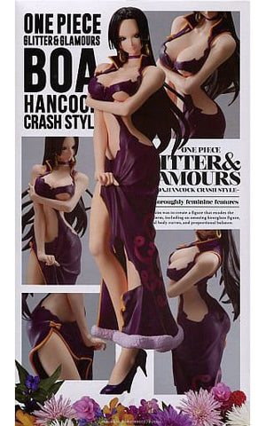 Boa Hancock Purple One Piece Glitter & Glamours Boa Hancock Crash Style Female Figure [USED]