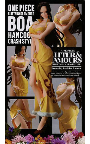 Boa Hancock Yellow One Piece Glitter & Glamours Boa Hancock Crash Style Female Figure [USED]