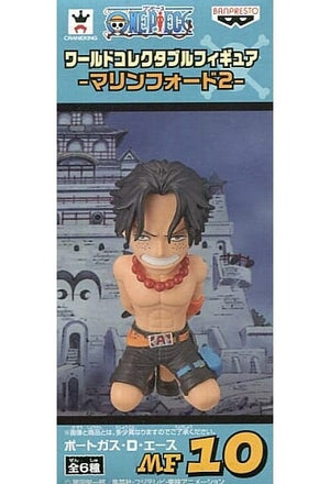 Portgas D. Ace One Piece World Collectable Figure Marine Ford 2 Trading Figure [USED]