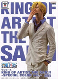 Sanji One Piece KING OF ARTIST SANJI Special COLOR Ver. Round one Limited White BANPRESTO Figure  [USED]